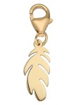 Złoty Charms - Piórko