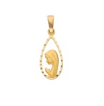 Zawieszka Złota  - Matka Boska Fatimska