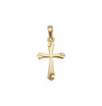Zawieszka Złota - Krzyżyk Zdobnie Grawerowany