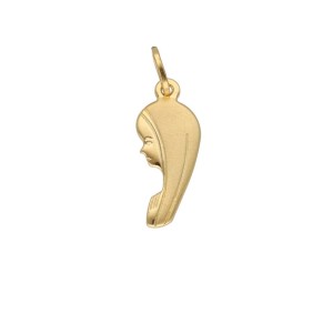 Zawieszka Złota - Matka Boska Fatimska - Średni Wizerunek