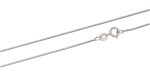 Złoty Łańcuszek Biały - Kostka 45 cm