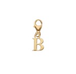 Złoty Charms - Literka B
