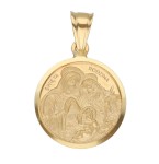 Zawieszka Złota - Medalik Św. Rodzina