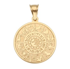  Zawieszka Złota - Znaki Zodiaków Unisex