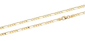 Złoty Łańcuszek - Figaro Duże 60 cm