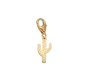 Złoty Charms - Kaktus