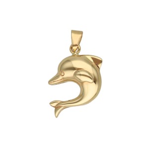 Zawieszka Złota - Delfin III
