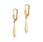 Kolczyki Złote - Wiszące Trójkąty