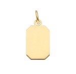 Zawieszka Złota - Podłużna Średnia Blaszka