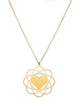 Naszyjnik Złoty - Ażurowe Serce