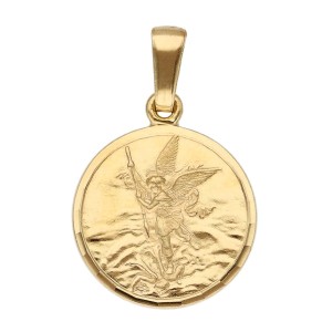 Zawieszka Złota - Medalik Św. Michał Archanioł II