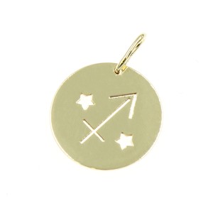 Zawieszka Złota - Znak Zodiaku Strzelec