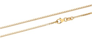 Złoty Łańcuszek - Kostka Wenecjana Duo Duża 55 cm