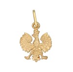 Zawieszka Złota - Orzeł w Koronie II