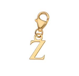 Złoty Charms - Literka Z