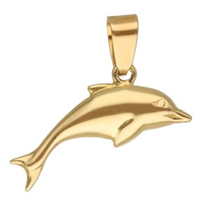 Zawieszka Złota - Delfin IV