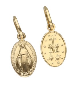 Zawieszka Złota - Cudowny Mini Medalik