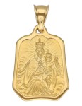 Zawieszka Złota - Szkaplerz w Rombie Duży