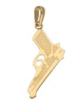 Zawieszka Złota - Pistolet