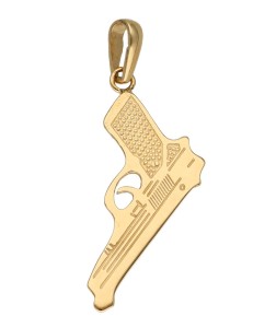 Zawieszka Złota - Pistolet