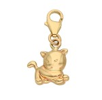Złoty Charms - Kot