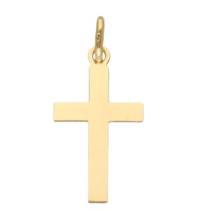 Zawieszka Złota - Krzyżyk Gładki IV