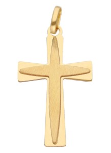 Zawieszka Złota - Krzyżyk Mat IV