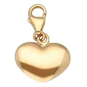 Złoty Charms - Serce VI