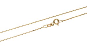 Złoty Łańcuszek - Kostka Wenecjana 60 cm