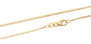 Złoty Łańcuszek - Kostka Wenecjana Duża II 70 cm