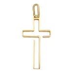 Zawieszka Złota - Krzyżyk Przestrzenny II