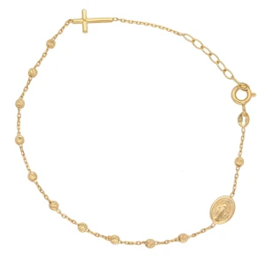 Bransoletka Złota - Różaniec XII